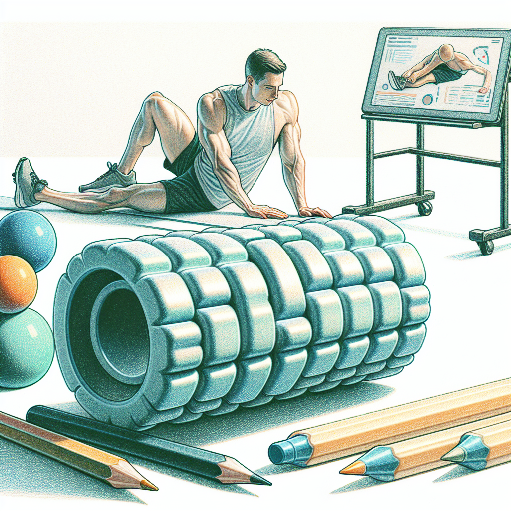 Pastelková ilustrace znázorňující téma: Fitness