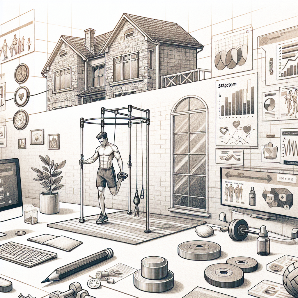 Pastelková ilustrace znázorňující téma: Cvičení a rehabilitace
