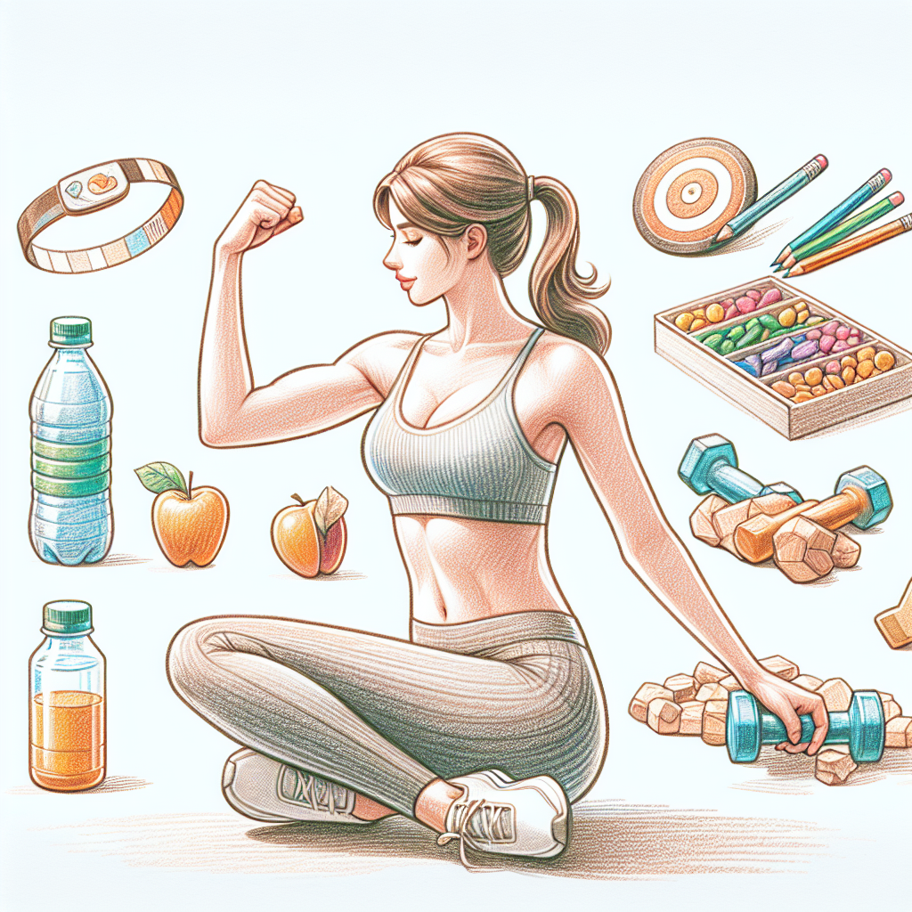 Pastelková ilustrace znázorňující téma: Cvičení po porodu