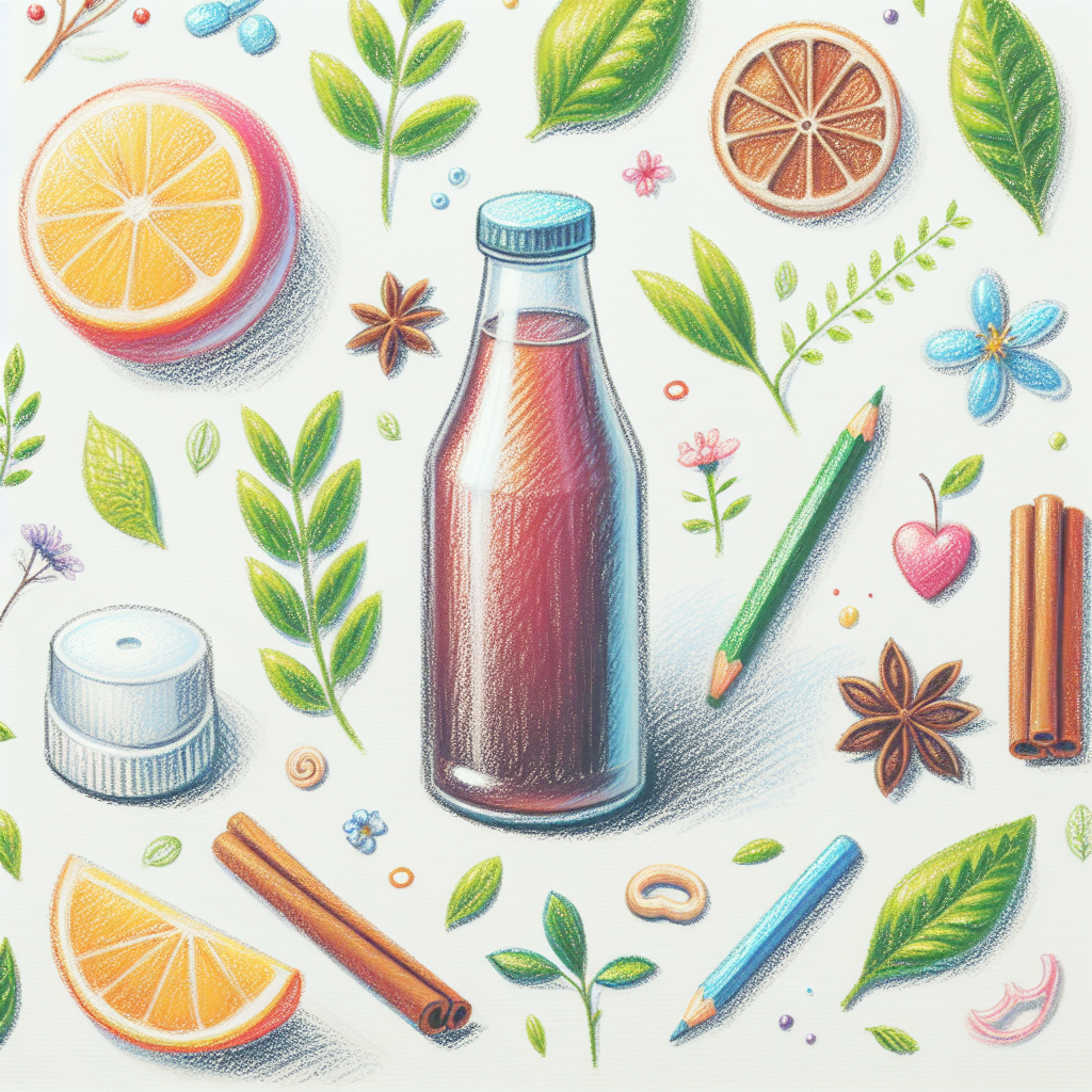 Pastelková ilustrace znázorňující téma: Detoxikace