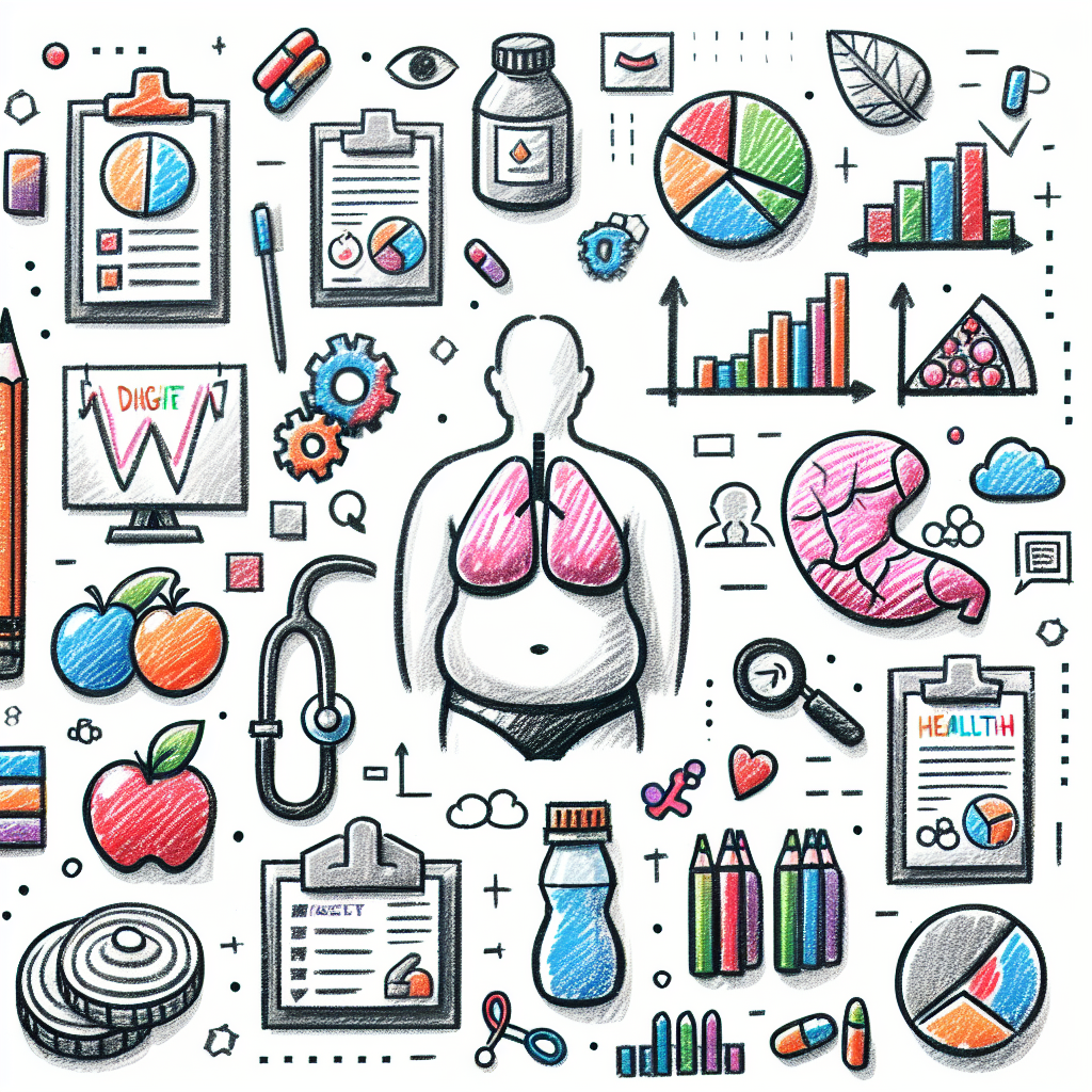 Pastelková ilustrace znázorňující téma: Hubnutí