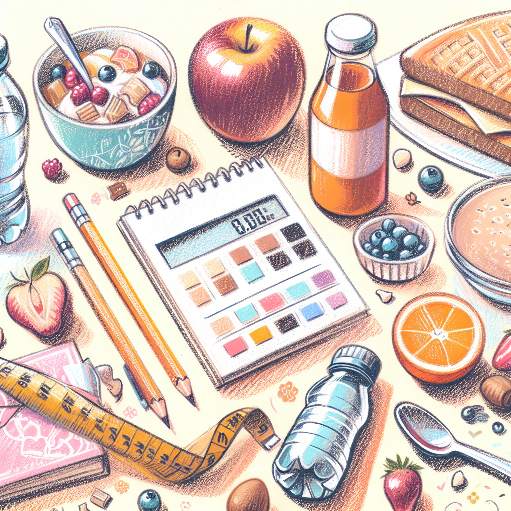 Pastelková ilustrace znázorňující téma: Zdravé stravování