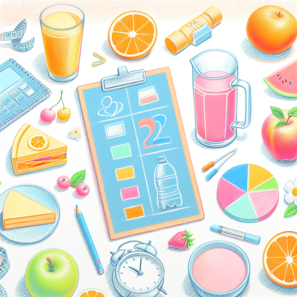Pastelková ilustrace znázorňující téma: Hubnutí