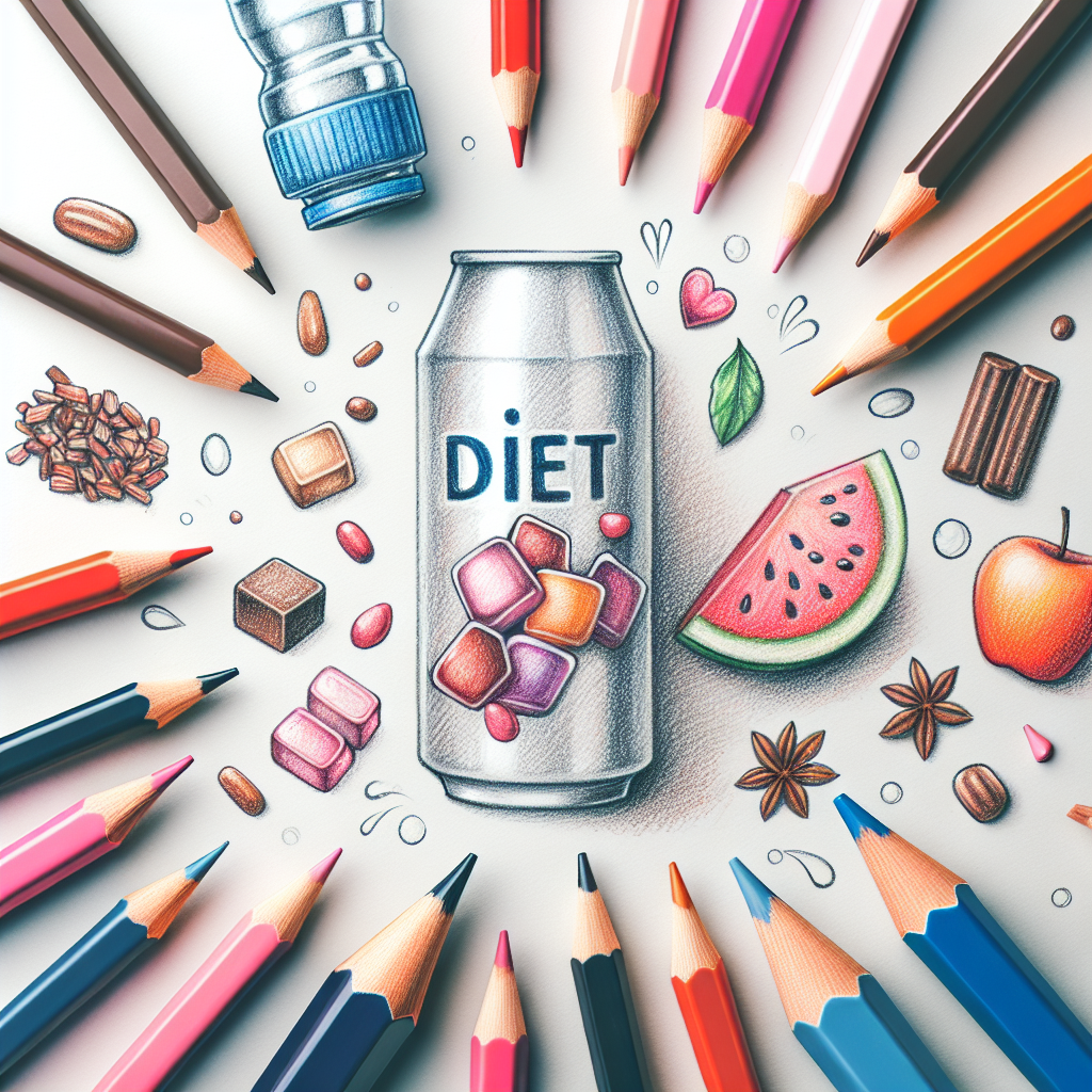 Pastelková ilustrace znázorňující téma: Hubnutí a dietní programy
