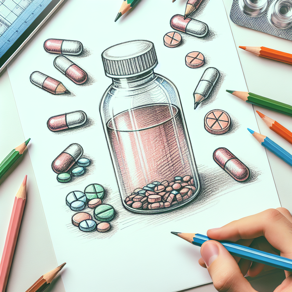 Pastelková ilustrace znázorňující téma: Zdraví