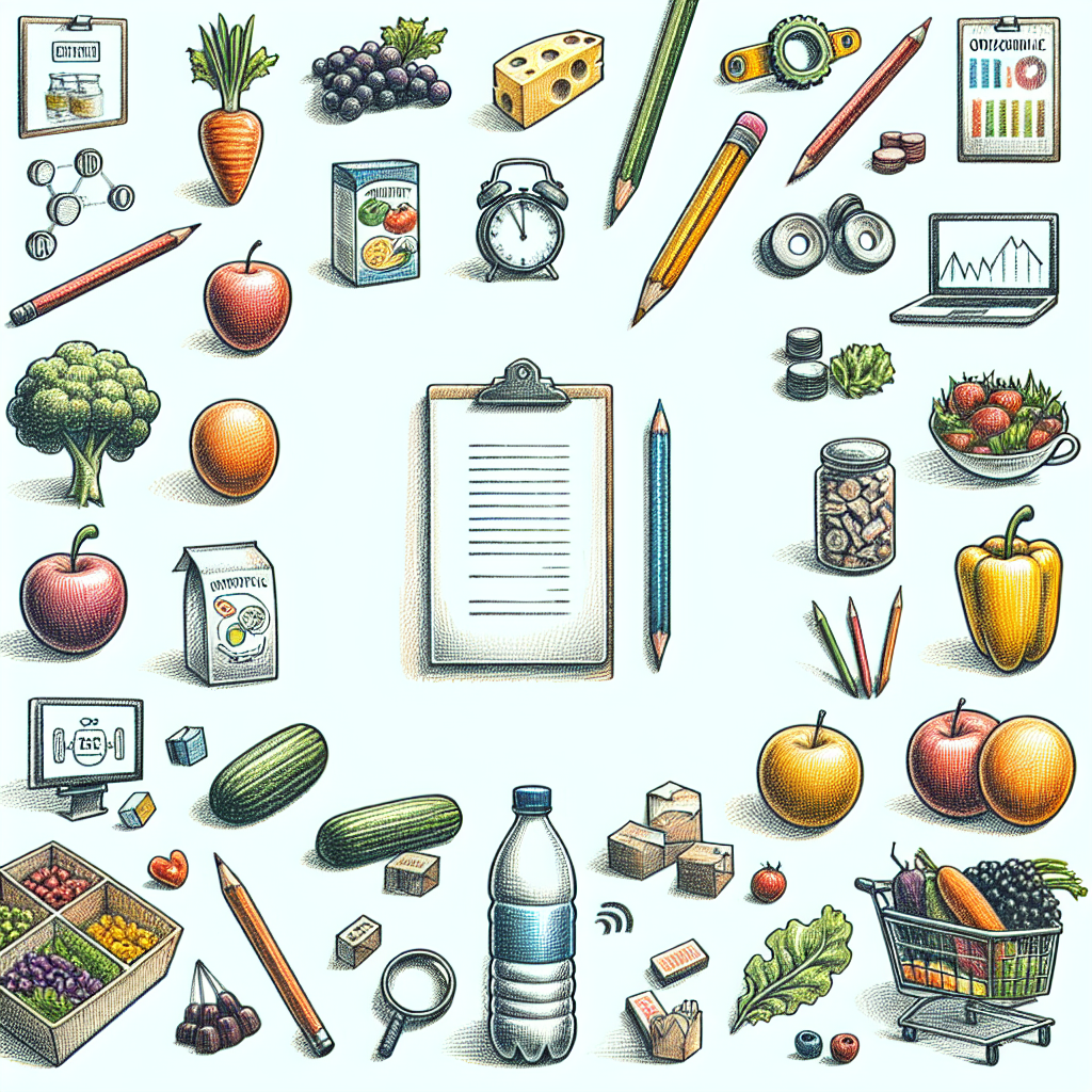 Pastelková ilustrace znázorňující téma: Zdravá výživa