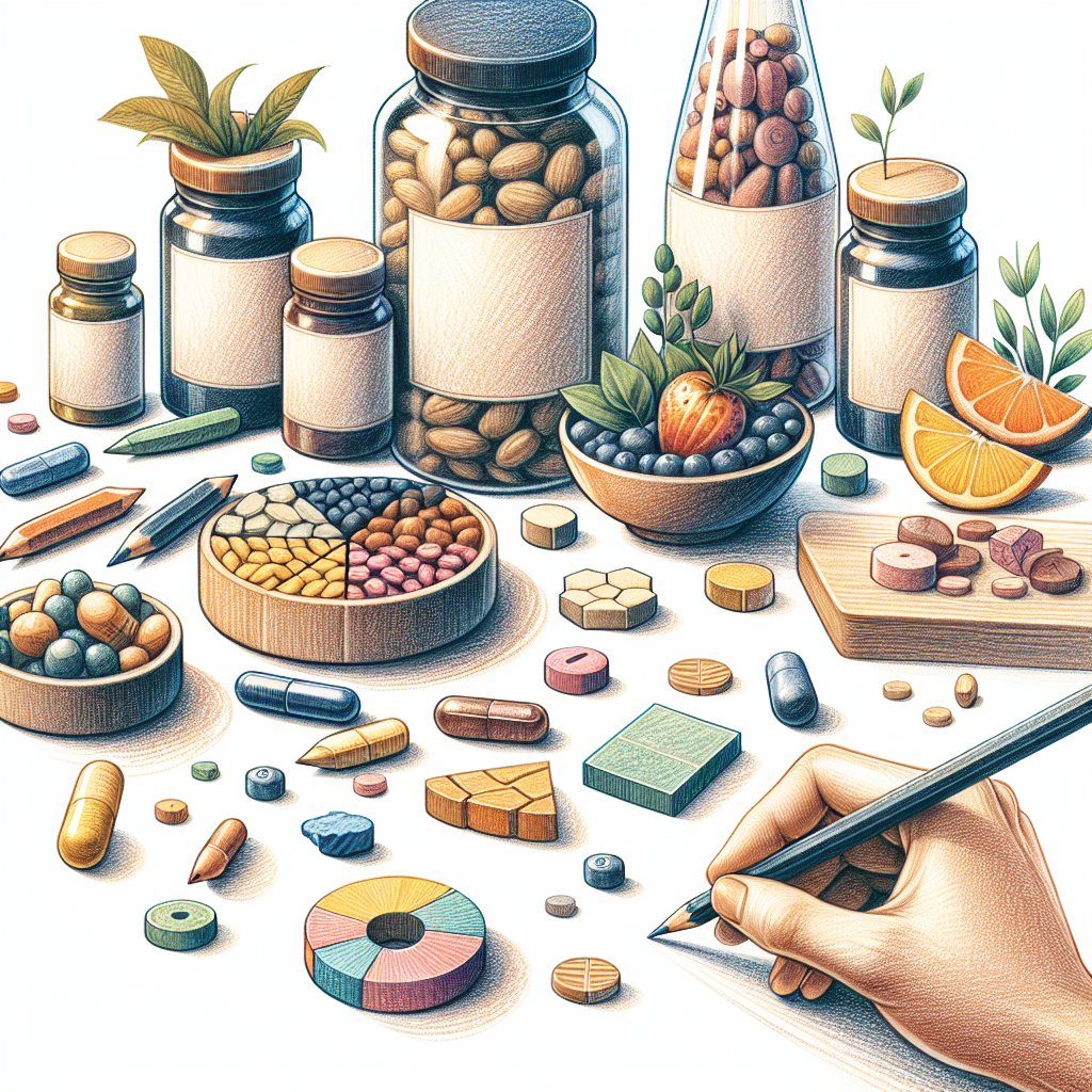 Pastelková ilustrace znázorňující téma: Zdravá výživa