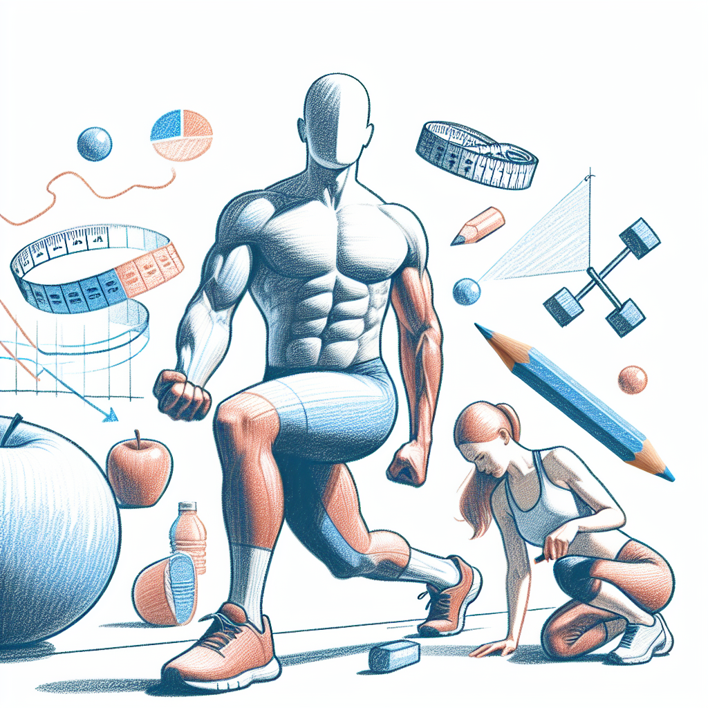 Pastelková ilustrace znázorňující téma: Cvičení