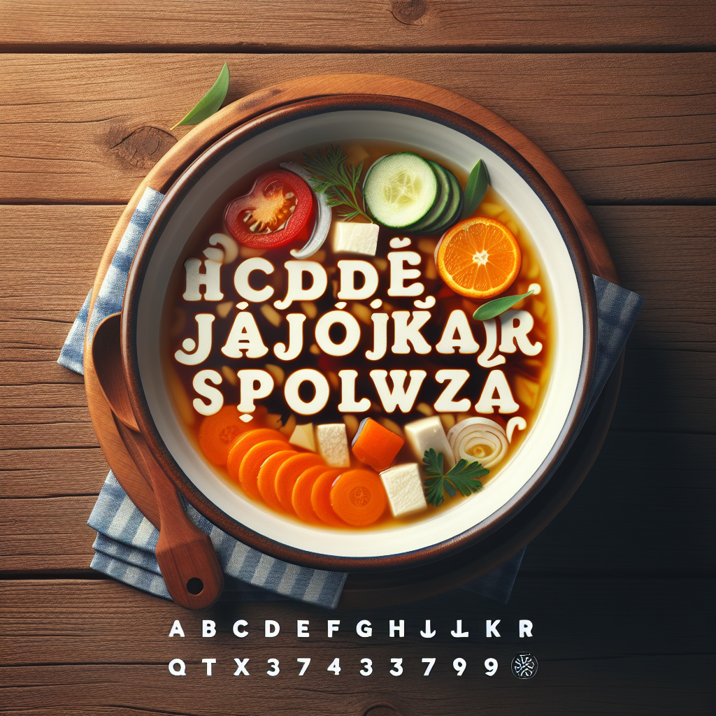 Ilustrace znázorňující téma: Polévky