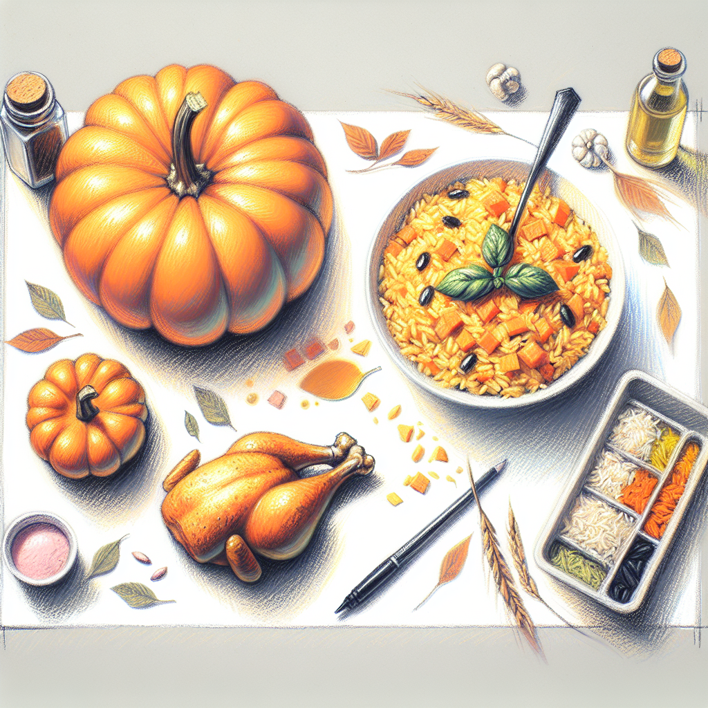 Pastelková ilustrace znázorňující téma: Recepty