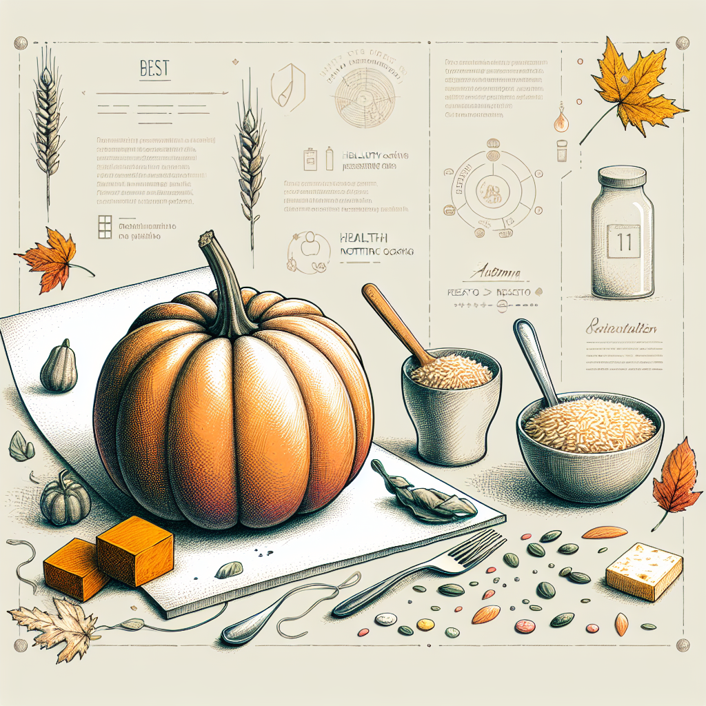 Pastelková ilustrace znázorňující téma: Podzimní recepty