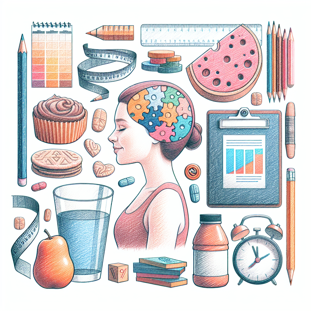 Pastelková ilustrace znázorňující téma: Hubnutí
