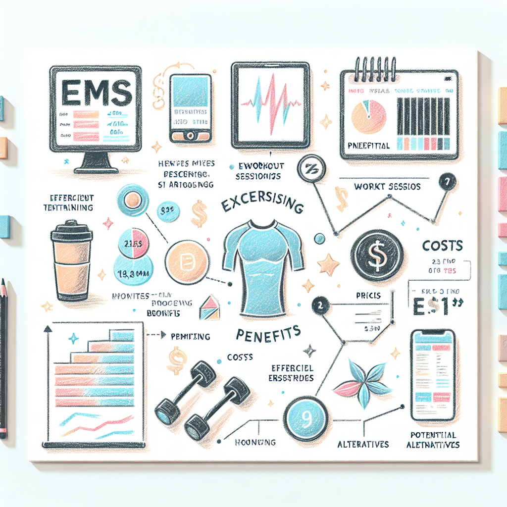 Pastelková ilustrace znázorňující téma: Fitness