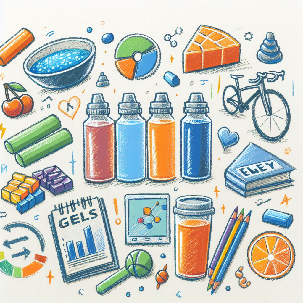 Pastelková ilustrace znázorňující téma: Sportovní výživa