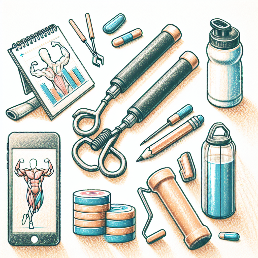Pastelková ilustrace znázorňující téma: Fitness