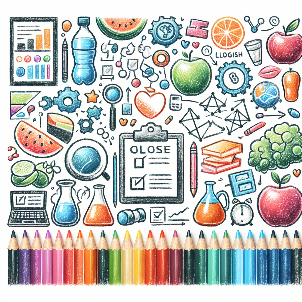 Pastelková ilustrace znázorňující téma: Zdravé hubnutí
