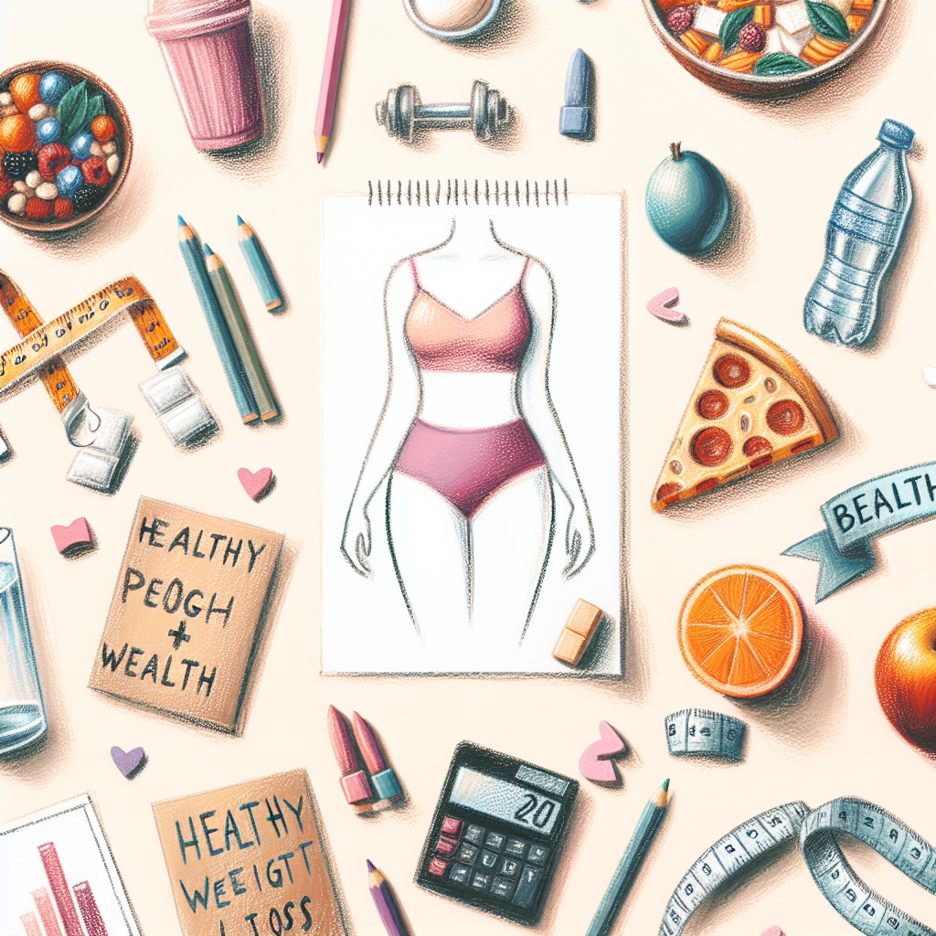 Pastelková ilustrace znázorňující téma: Zdravý životní styl