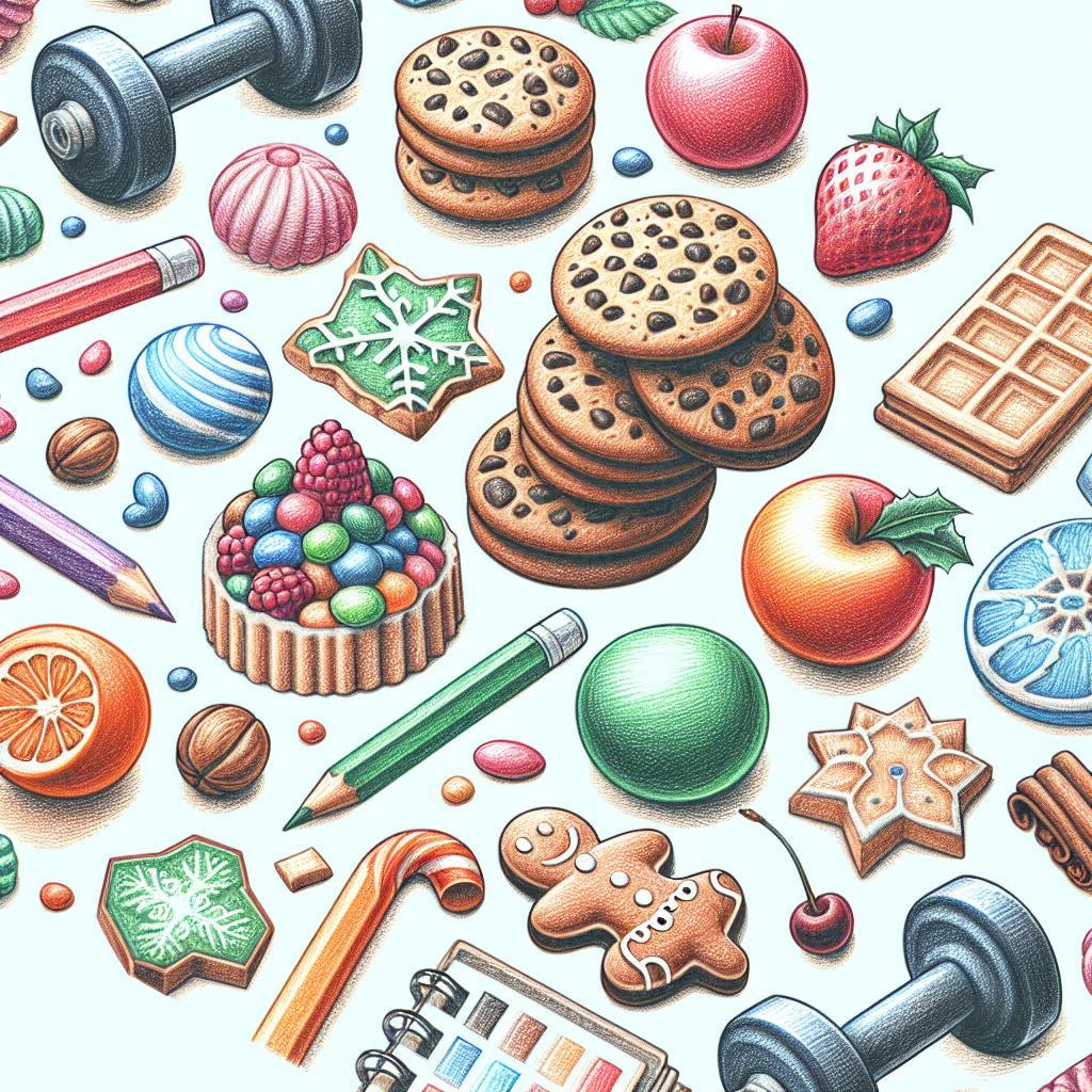 Pastelková ilustrace znázorňující téma: Zdravé recepty