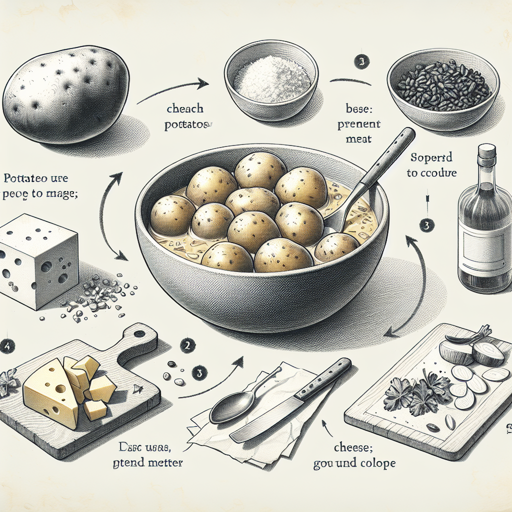 Pastelková ilustrace znázorňující téma: Recepty