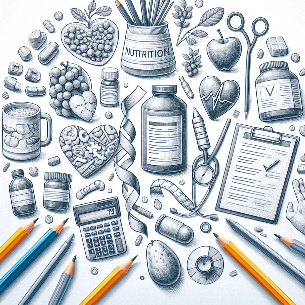 Pastelková ilustrace znázorňující téma: Výživa