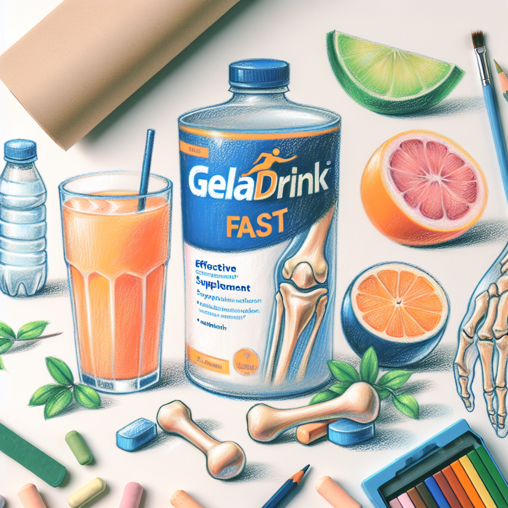 Pastelková ilustrace znázorňující téma: Doplňky stravy