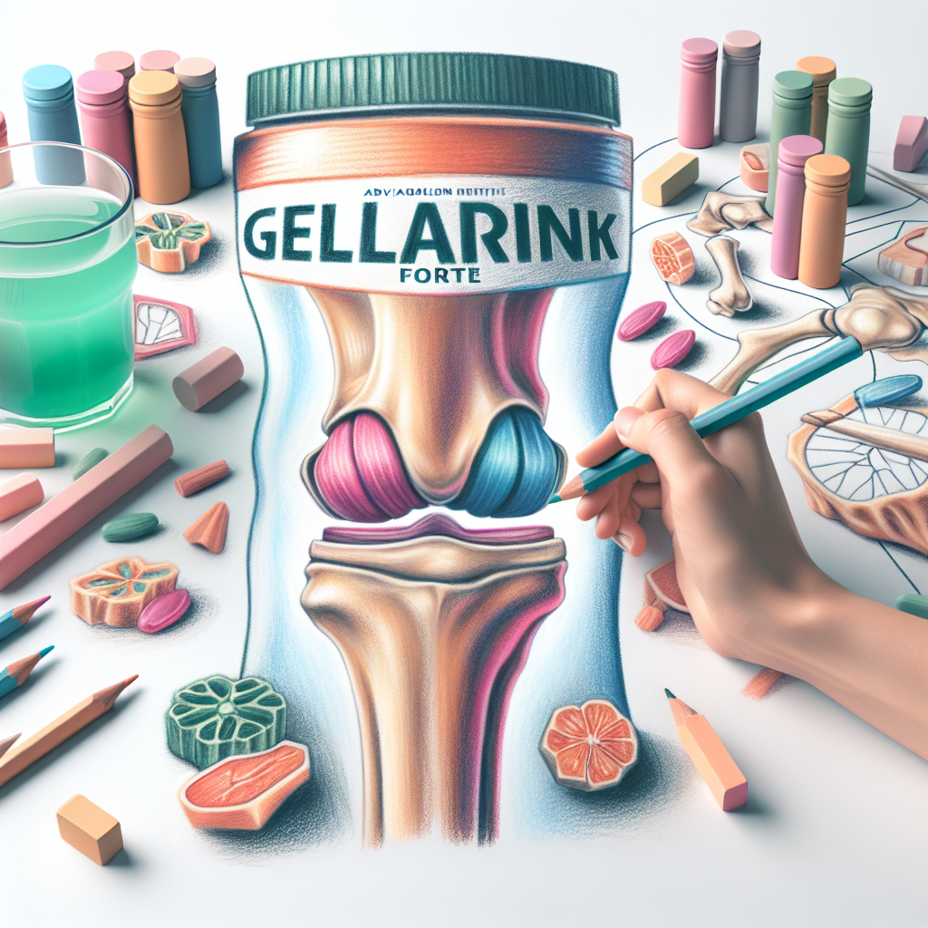 Pastelková ilustrace znázorňující téma: Doplněk stravy