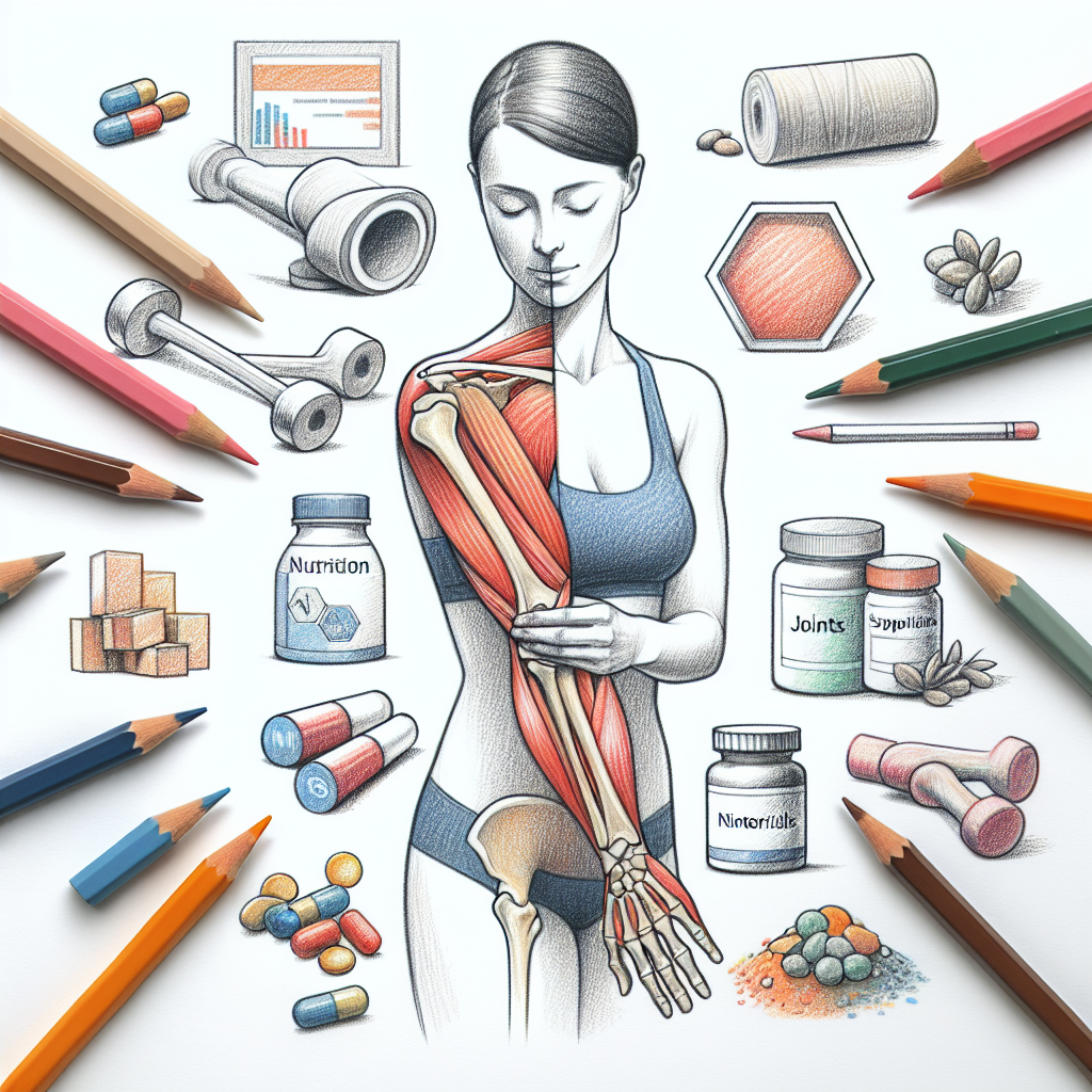 Pastelková ilustrace znázorňující téma: Kloubní zdraví