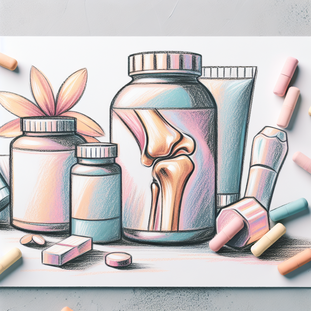 Pastelková ilustrace znázorňující téma: Zdraví kloubů