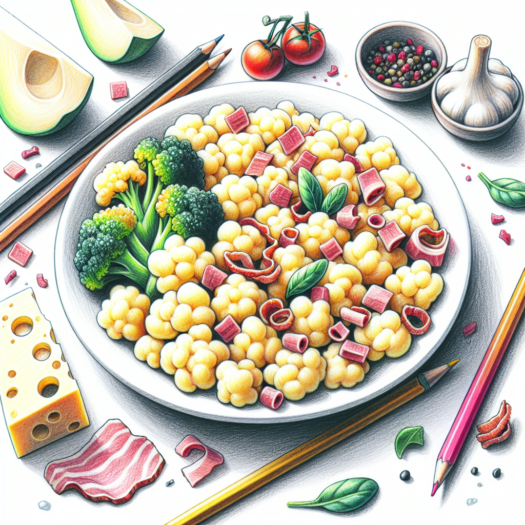 Pastelková ilustrace znázorňující téma: Italská kuchyně