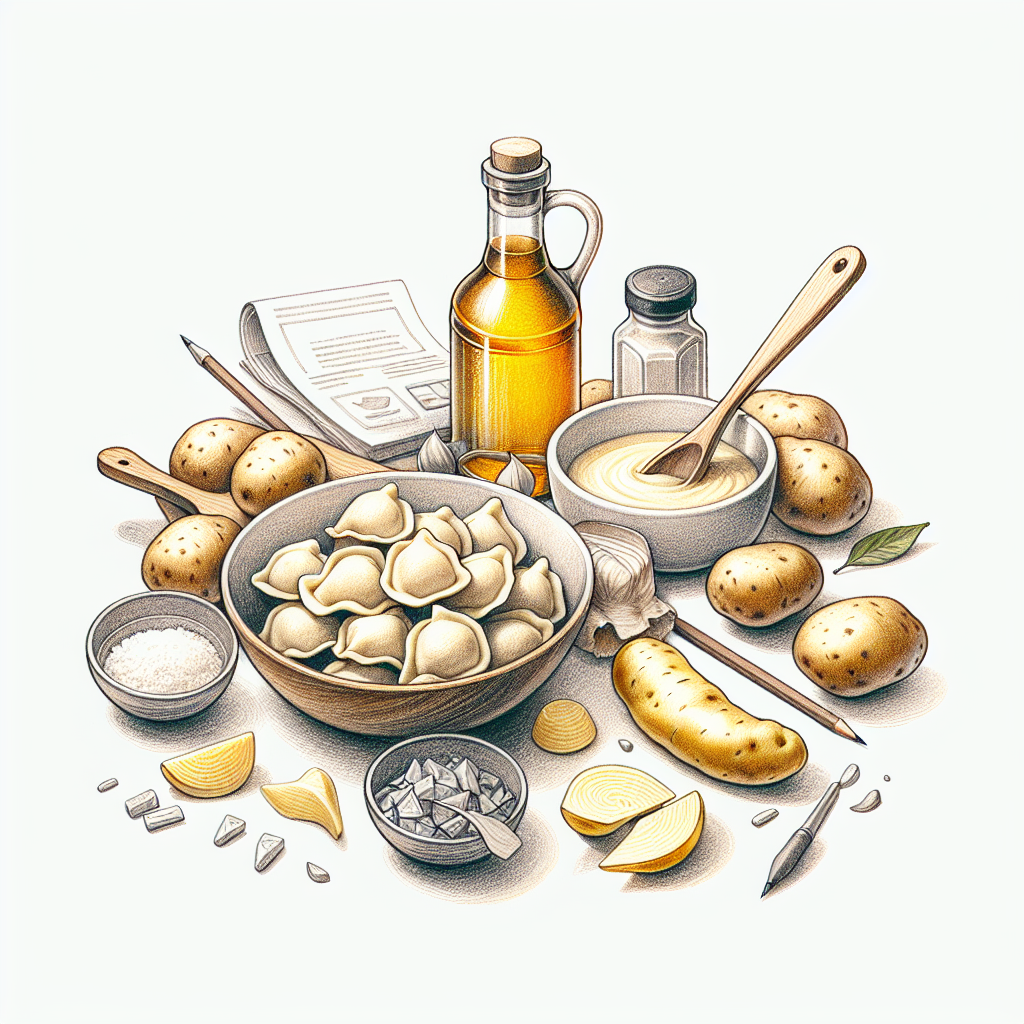Pastelková ilustrace znázorňující téma: Recepty