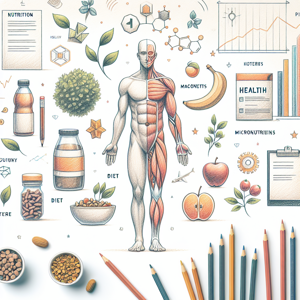 Pastelková ilustrace znázorňující téma: Zdravá výživa