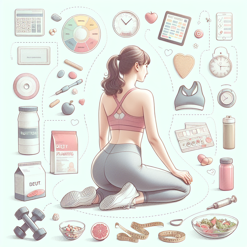 Pastelková ilustrace znázorňující téma: Hubnutí
