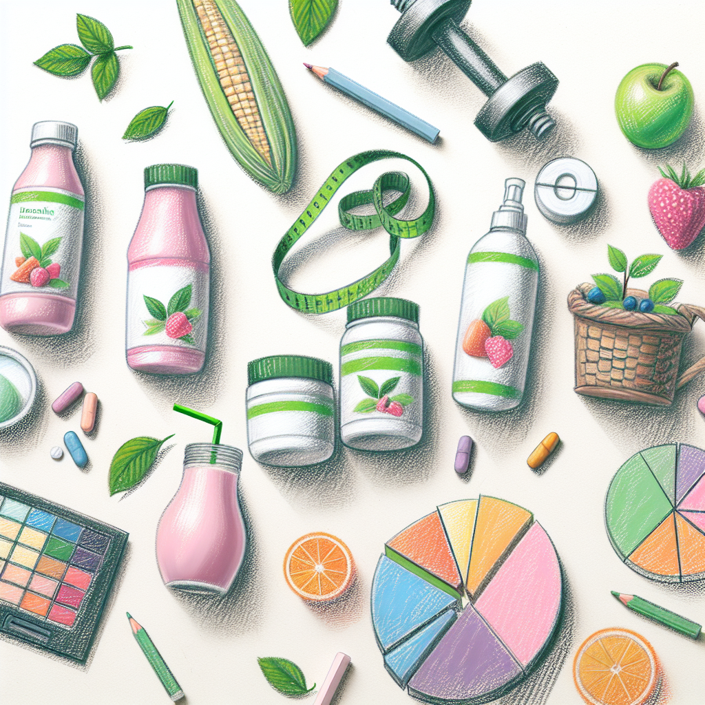 Pastelková ilustrace znázorňující téma: Hubnutí
