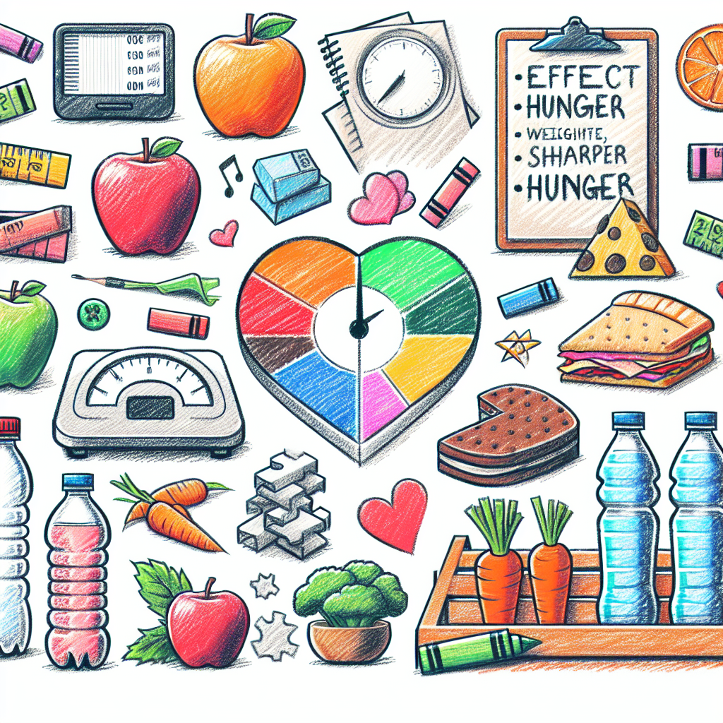 Pastelková ilustrace znázorňující téma: Diety a výživa
