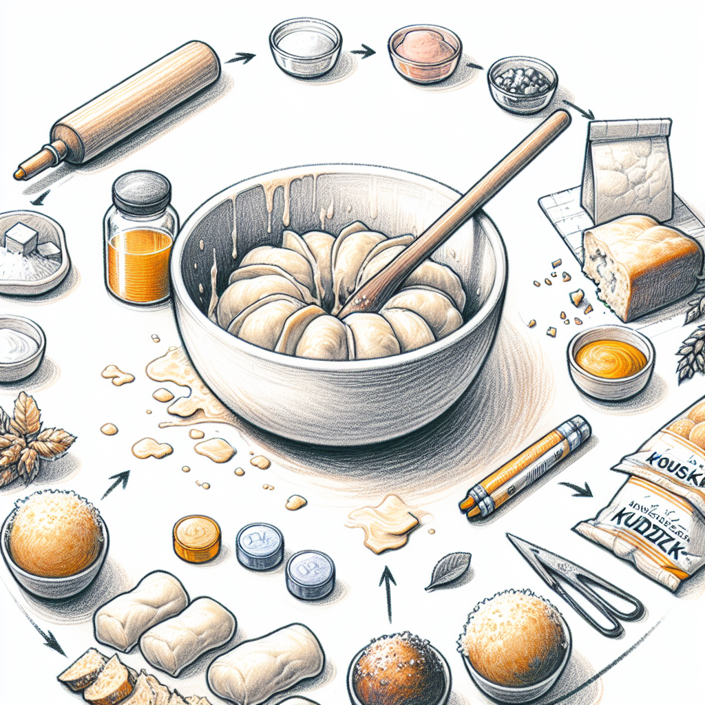 Pastelková ilustrace znázorňující téma: Česká kuchyně