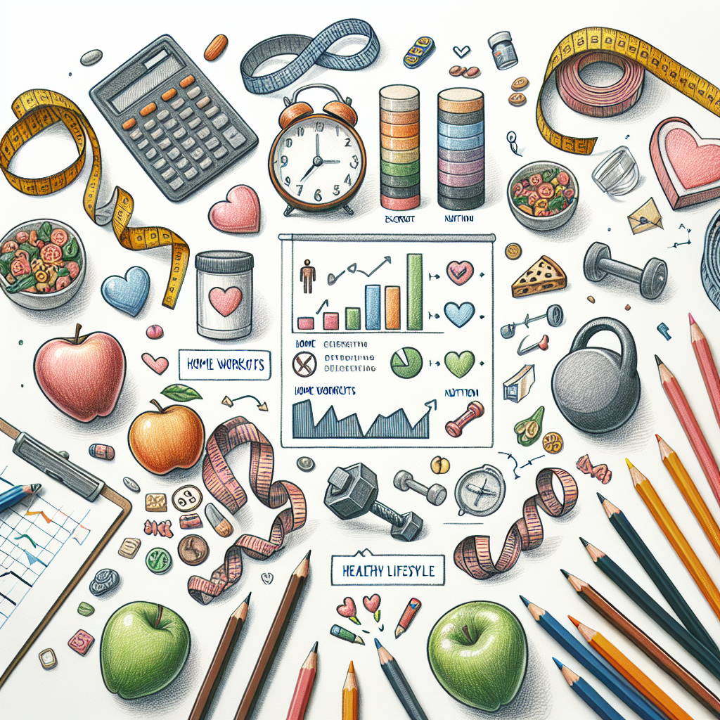 Pastelková ilustrace znázorňující téma: Zdravý životní styl
