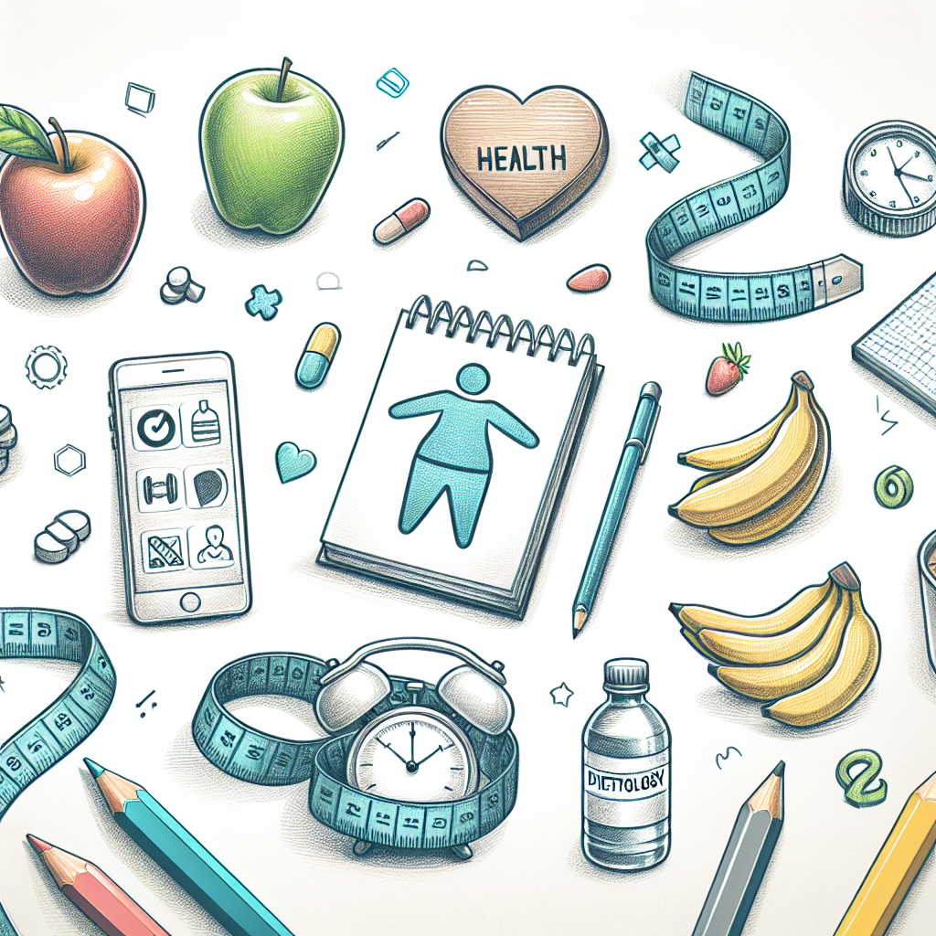 Pastelková ilustrace znázorňující téma: Zdravé hubnutí