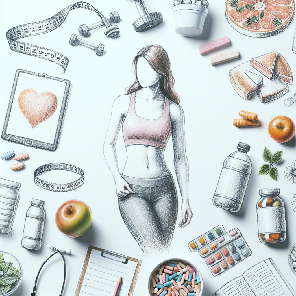 Pastelková ilustrace znázorňující téma: Zdraví a výživa