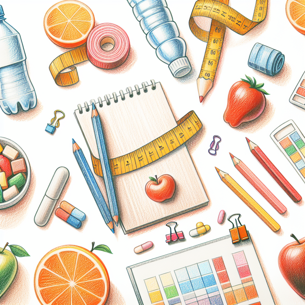 Pastelková ilustrace znázorňující téma: Zdraví a výživa