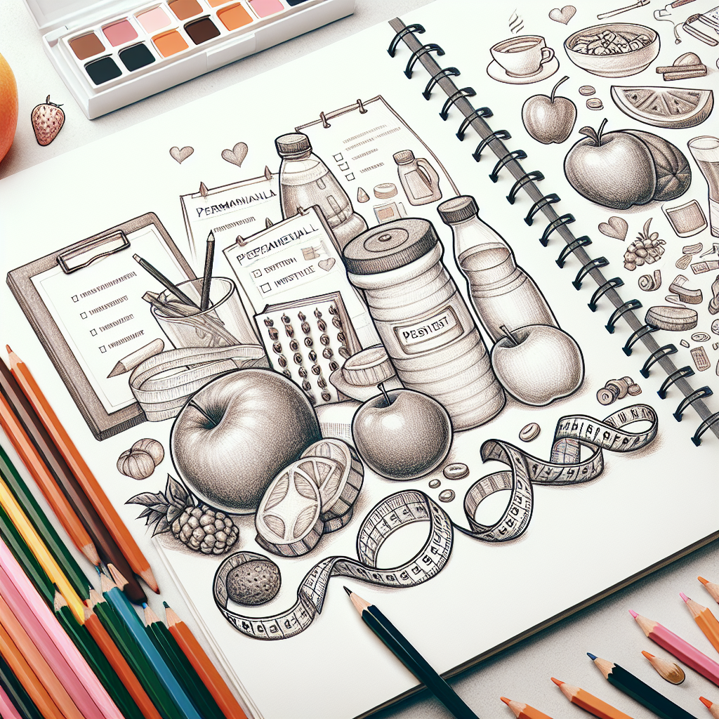 Pastelková ilustrace znázorňující téma: Zdraví a životní styl