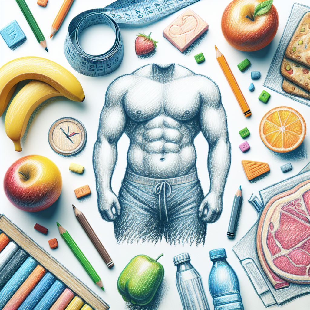 Pastelková ilustrace znázorňující téma: Hubnutí