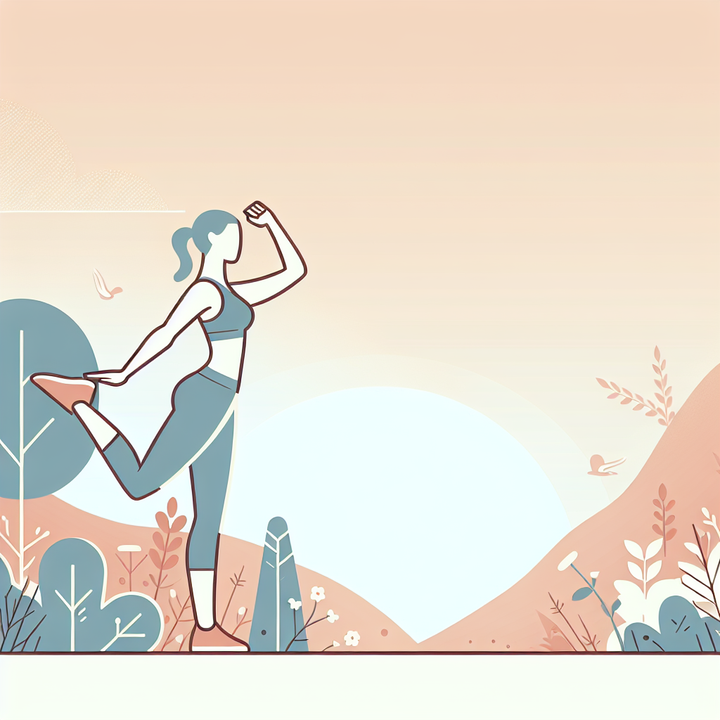 Ilustrace znázorňující téma: Zdraví a fitness