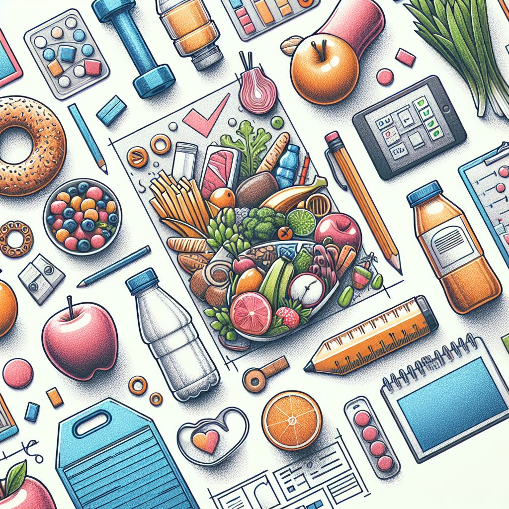Pastelková ilustrace znázorňující téma: Hubnutí