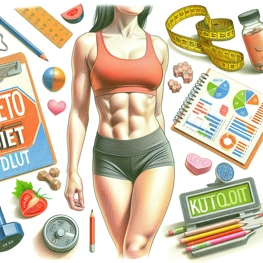 Pastelková ilustrace znázorňující téma: Keto dieta