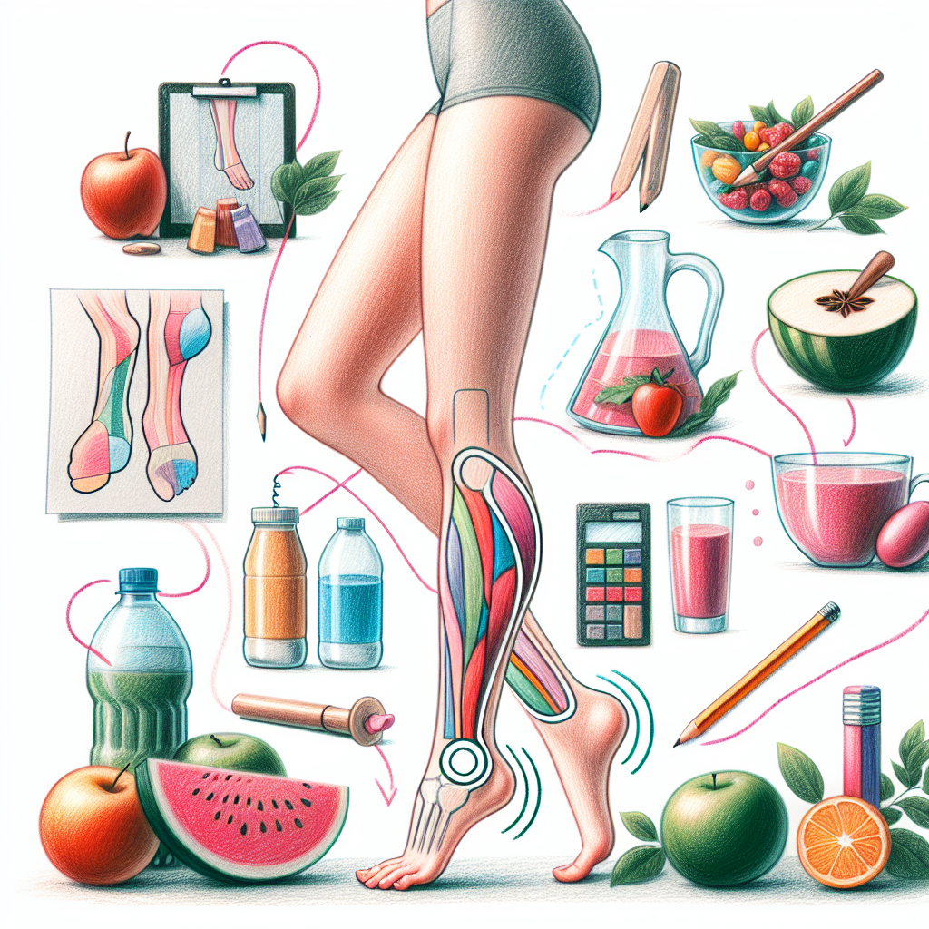 Pastelková ilustrace znázorňující téma: Zdravý životní styl