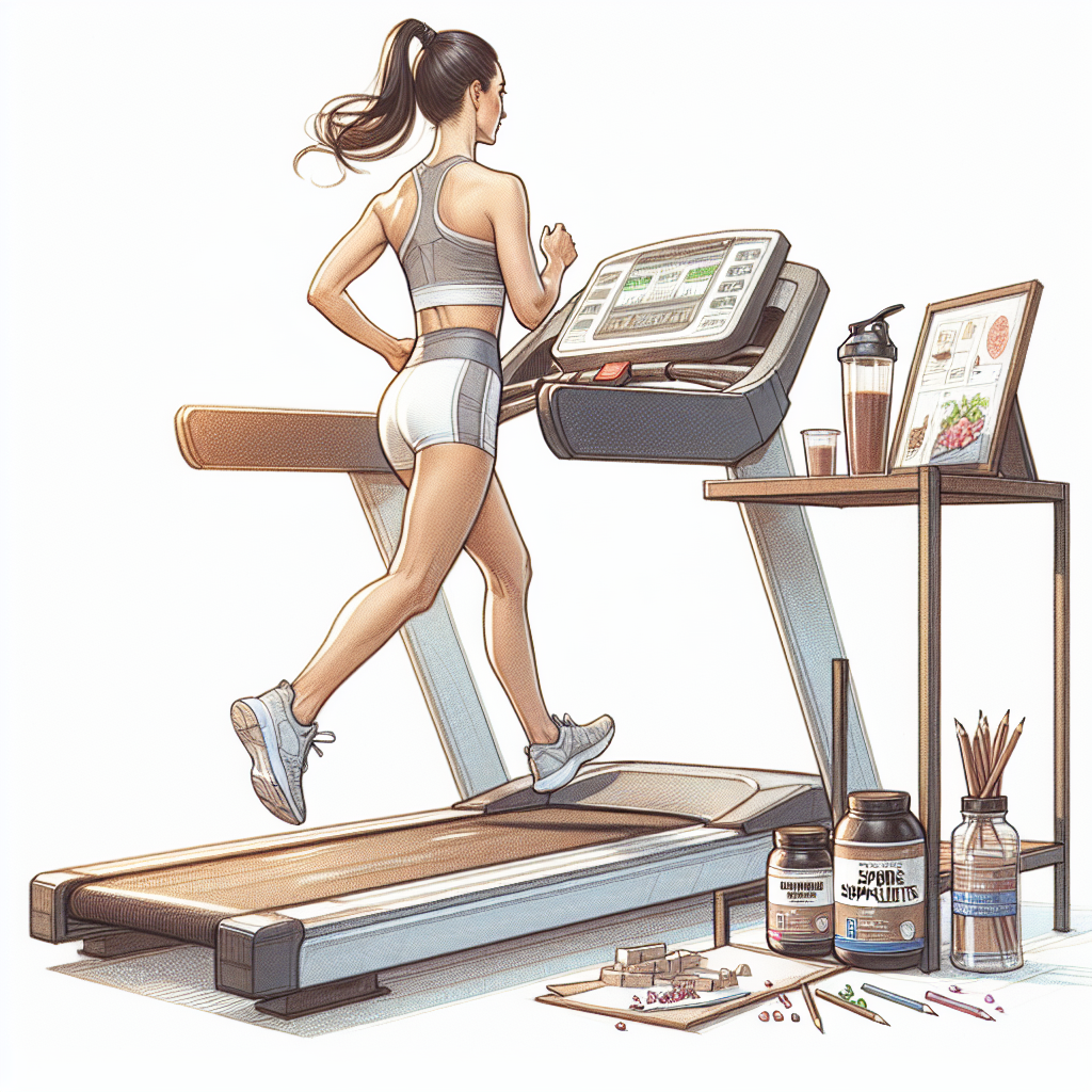 Pastelková ilustrace znázorňující téma: Hubnutí a fitness