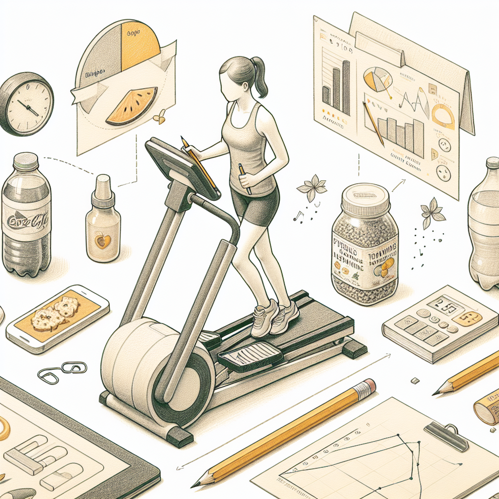 Pastelková ilustrace znázorňující téma: Fitness a zdraví