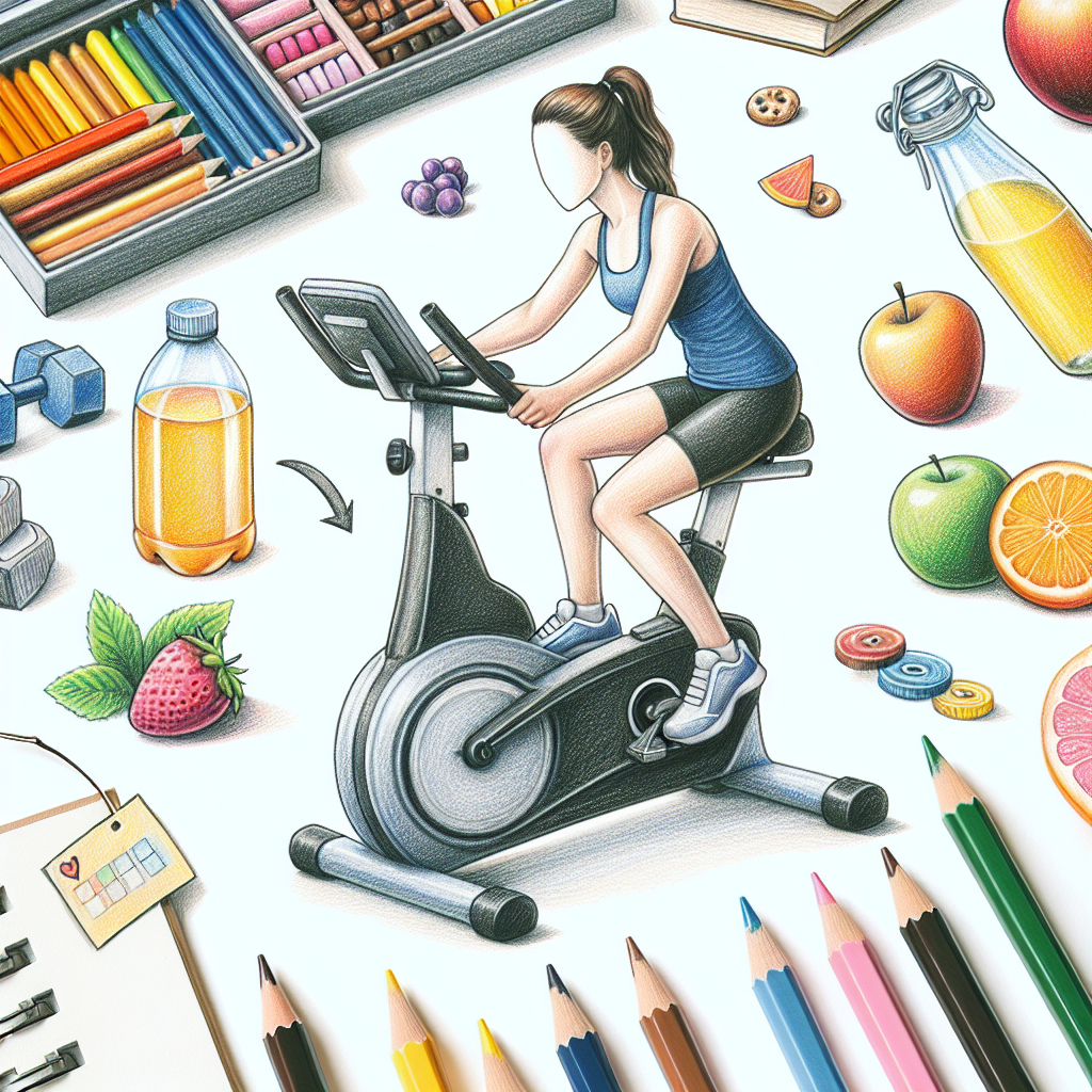 Pastelková ilustrace znázorňující téma: Hubnutí