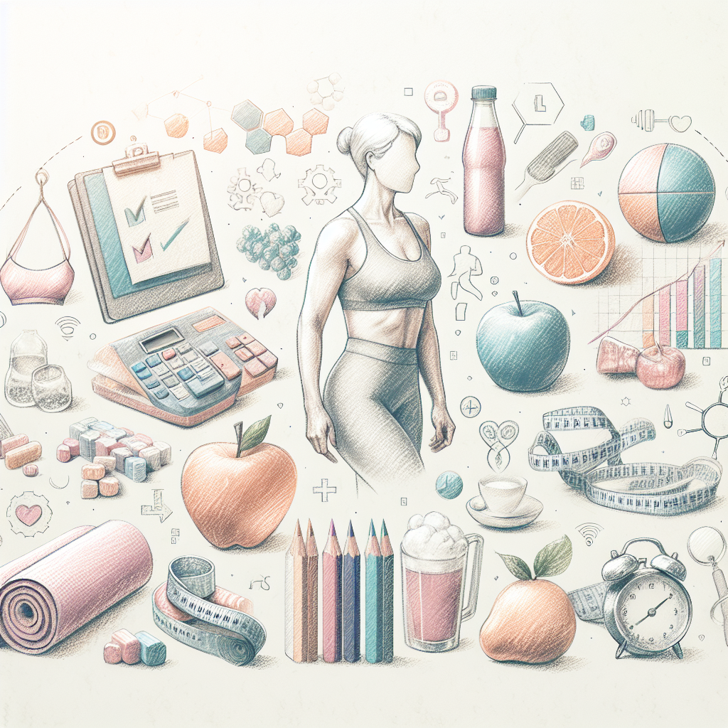 Pastelková ilustrace znázorňující téma: Zdraví a životní styl