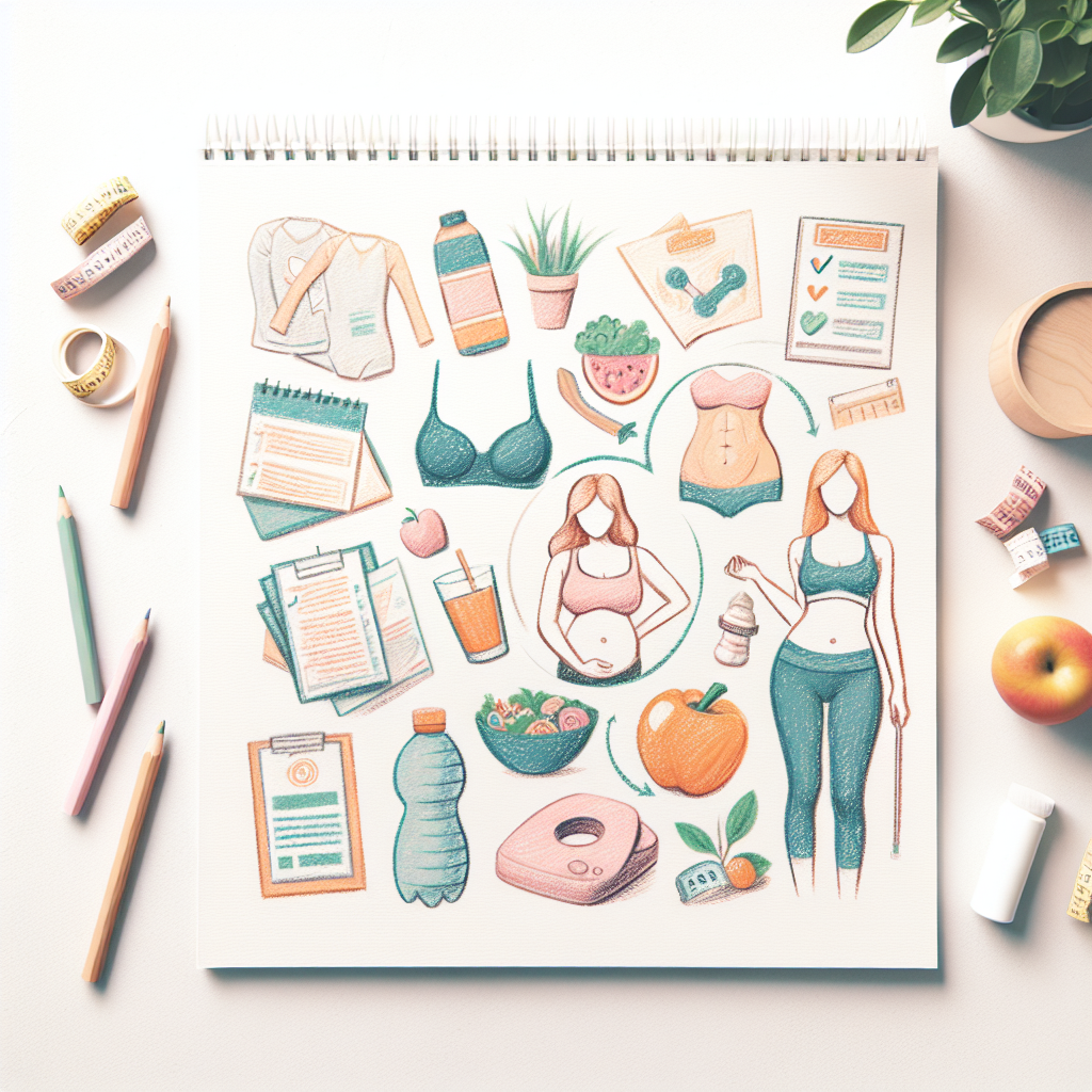 Pastelková ilustrace znázorňující téma: Hubnutí a zdraví